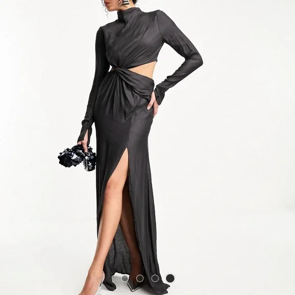 ASOS | Dresses | Maxi Charcoal Grey Formal Gown | Poshmark ASOS | Dresses | Maxi Charcoal Grey Formal Gown | Poshmark